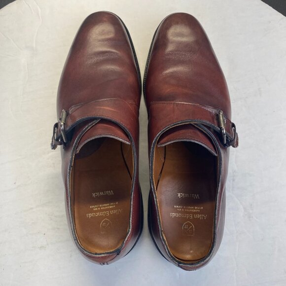 Allen Edmonds Warwick Plymouth Single Monk Straps Size 10 5751 USA,Mens